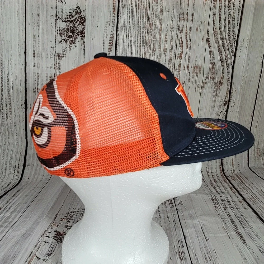 Auburn Ncaa‎ Kids Zephyr Blue Orange Adjustable Mesh Snapback Cap Hat